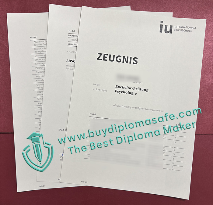IU Internationale Hochschule Zeugnis IU Internationale Hochschule Zeugnis