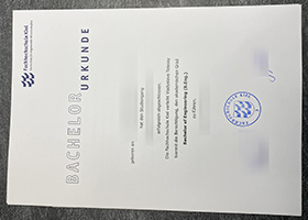 Fachhochschule Kiel Urkunde sample