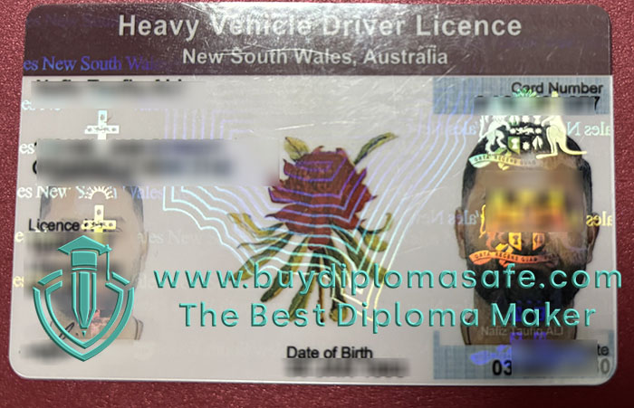 New South Wales Heavy Vehicle Driver's Licence New South Wales Heavy Vehicle Driver's Licence