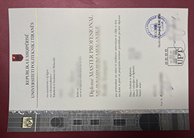 Universiteti Politeknik i Tiranës Diplomë sample