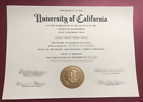 University of California, Berkeley diploma sample