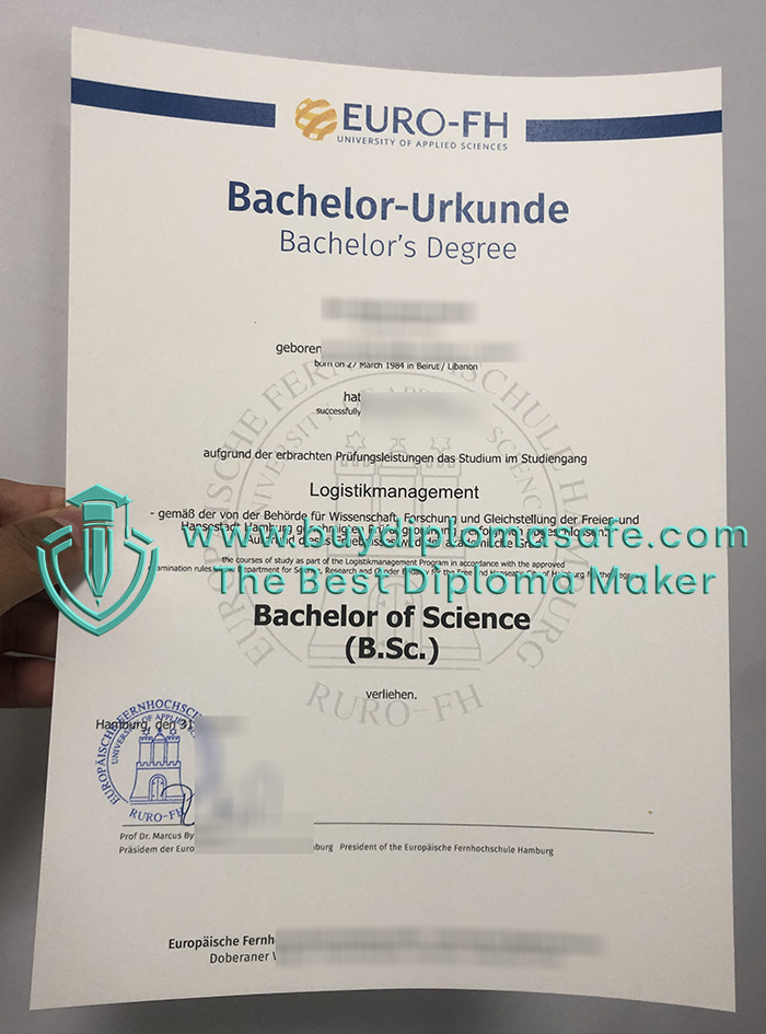 EURO-FH Urkunde EURO-FH Urkunde