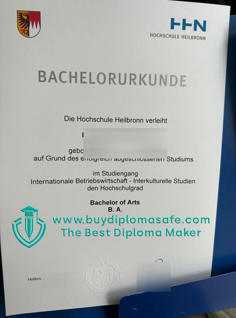 Hochschule Heilbronn Bachelor Urkunde Hochschule Heilbronn Bachelor Urkunde