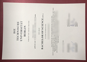 Technische Universität Berlin Urkunde sample