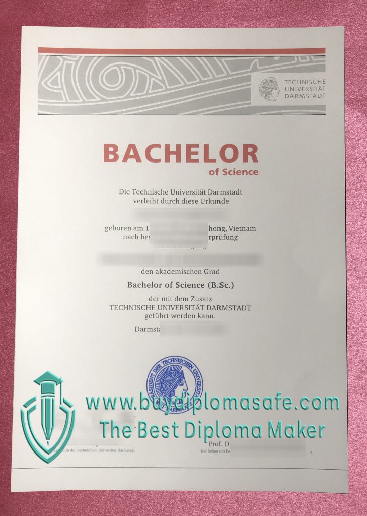 Technische Universität Darmstadt Urkunde Technische Universität Darmstadt Urkunde