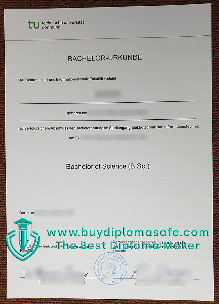 Technische Universität Dortmund Urkunde Technische Universität Dortmund Urkunde