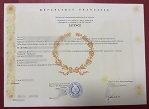 Toulouse III – Paul Sabatier University diploma