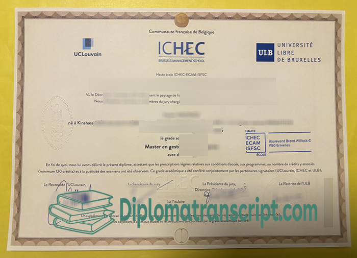 UCLouvain Saint-Louis Bruxelles diploma UCLouvain Saint-Louis Bruxelles diploma