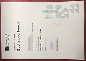 Universität Bielefeld Urkunde